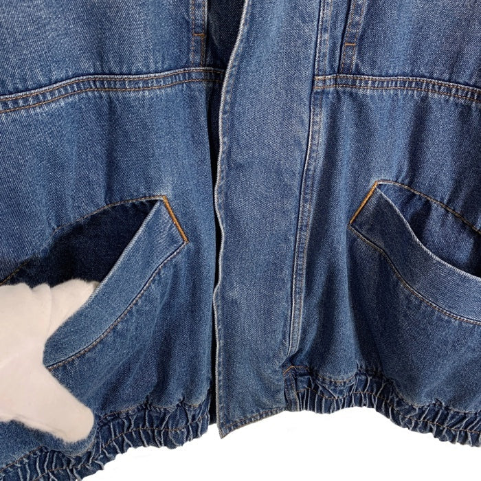 ADAM ET ROPE アダムエロペ 23SS ドライタッチデニム スタンドカラーブルゾン ジップアップジャケット ライトブルー GML-03080-A Size M 福生店