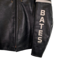 BATES ベイツ レザーシングルライダースジャケット ブラック 牛革 Size 44 福生店