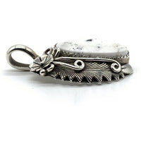 NAVAJO ナバホ族 PETERSON JOHNSON ピーターソンジョンソン作 シルバー ストーン ペンダントトップ STERLING 福生店