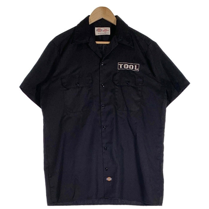 00`s DICKIES ディッキーズ TOOL 半袖 ワークシャツ ブラック Size L 福生店
