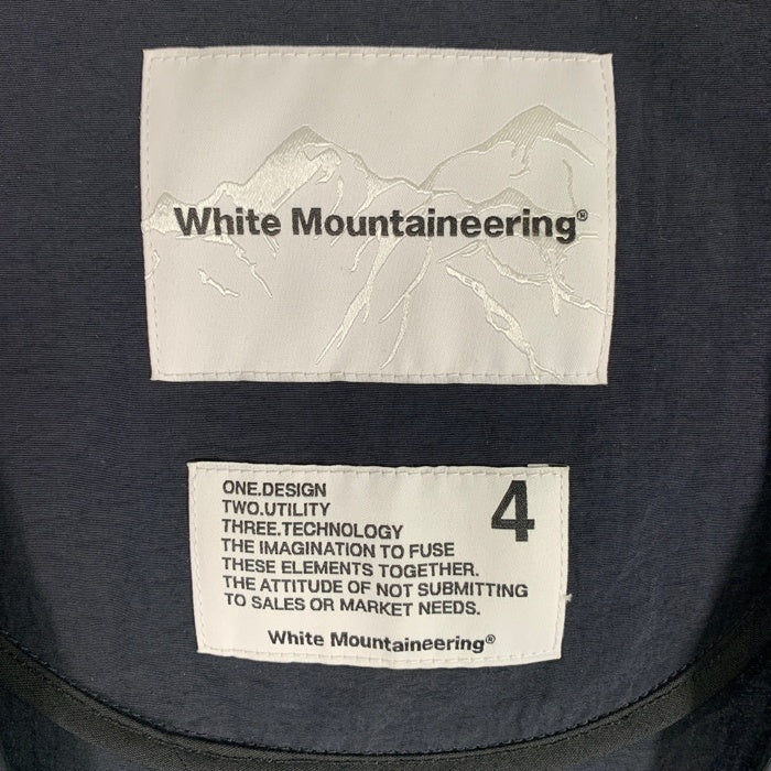 White Mountaineering ホワイトマウンテニアリング 24SS NYLON VEST ナイロンベスト ブラック WM2471221 Size 4 福生店