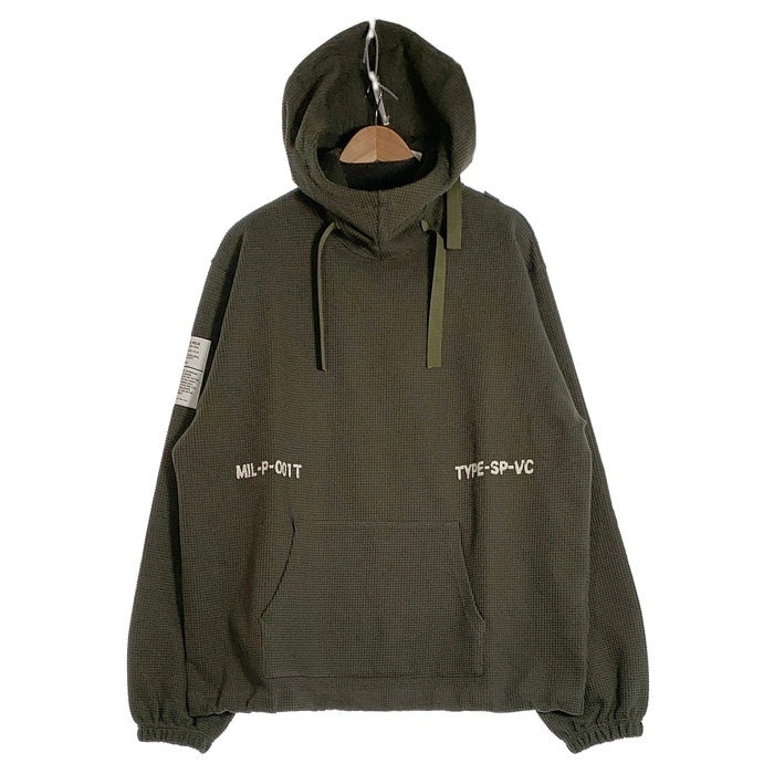 CAPTAINS HELM キャプテンズヘルム MIL THERMAL HOODIE サーマル プルオーバー フーディー パーカー オリーブ CH25-AW-T13 Size L 福生店