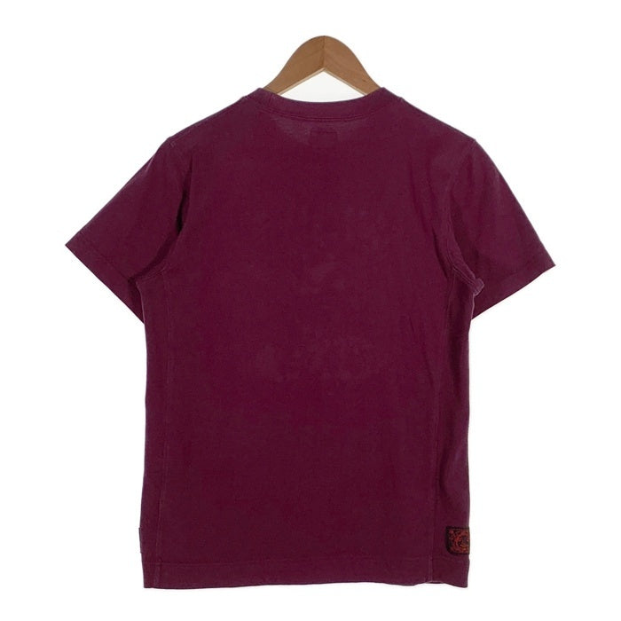 Evisu エヴィス 前V MANIAC プリントTシャツ パープル Size S 福生店