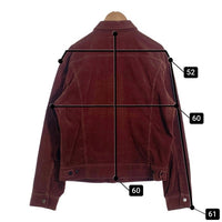 Lee リー WESTERNER ウエスターナー コーデュロイジャケット ボルドー Size M-L 相当 福生店