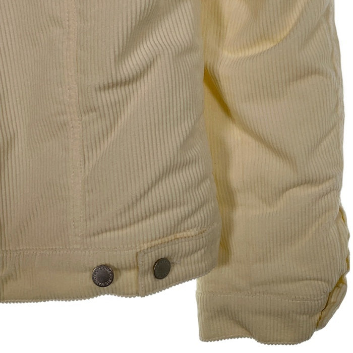 MAISON KITSUNE メゾンキツネ Corduroy Trucker Jacket コーデュロイ トラッカージャケット ボア クリーム KML-1553-B Size L 福生店