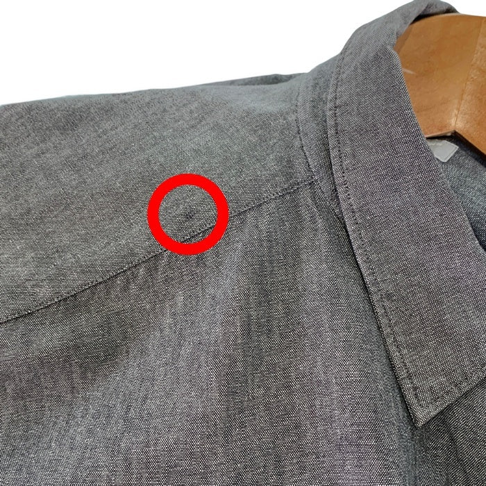 COMME des GARCONS HOMME コムデギャルソンオム シャンブレーシャツ グレー Size L 相当 福生店