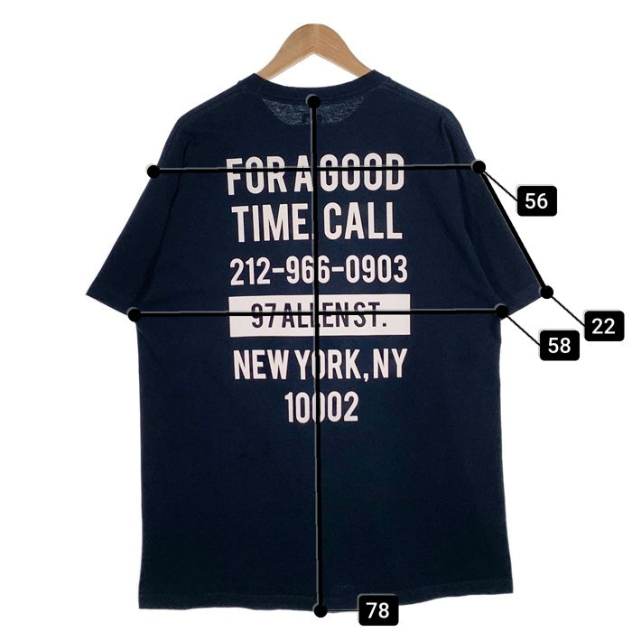 Girls Don't Cry ガールズドントクライ プリントTシャツ ネイビー Size XL 福生店
