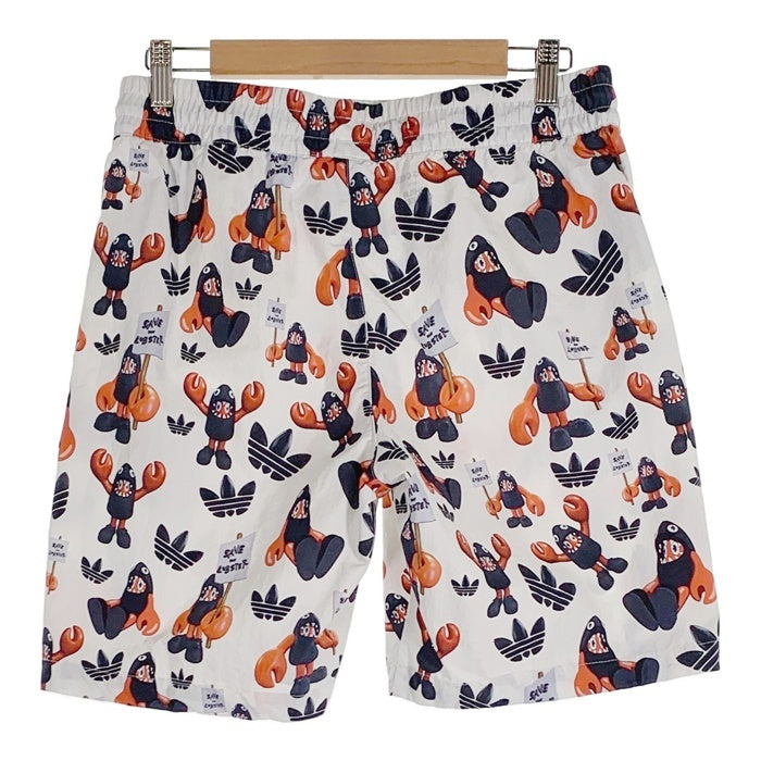 adidas アディダス Save The Lobster Shorts ショートパンツ 総柄プリント HA4698 Size L 福生店