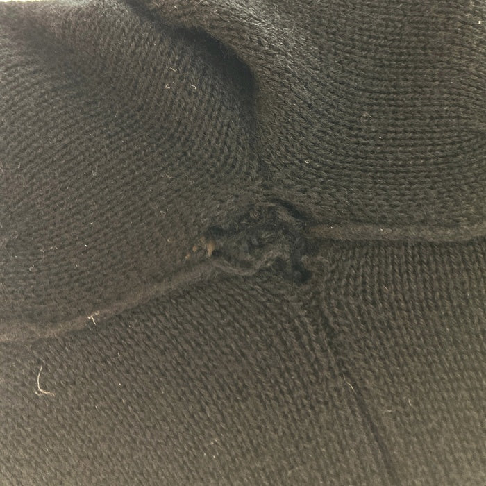 STONE ISLAND ストーンアイランド 8015540B2 ロゴパッチ ニット ブラック sizeM 瑞穂店