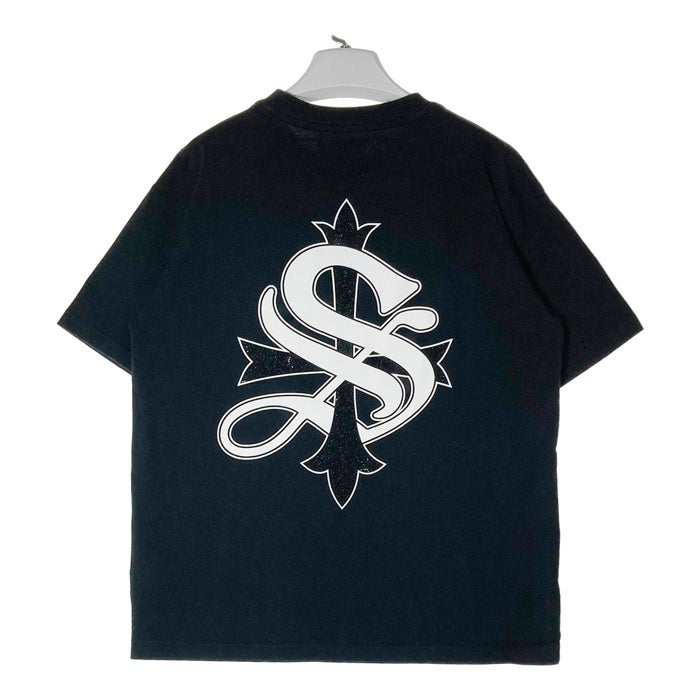 Supplier サプライヤー ストーン×プリント Tシャツ ブラック sizeL 瑞穂店