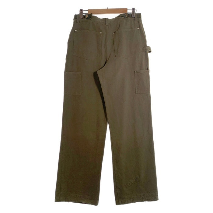 liju モールスキン ペインターパンツ オリーブ コットン ダメージ加工 Size 32 福生店