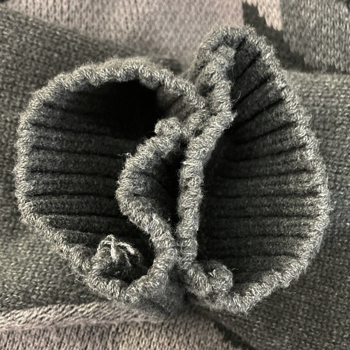 AVIREX 783-4240603 COLOR COMBI KNIT TOPS カラーコンビ ニット グレー 瑞穂店