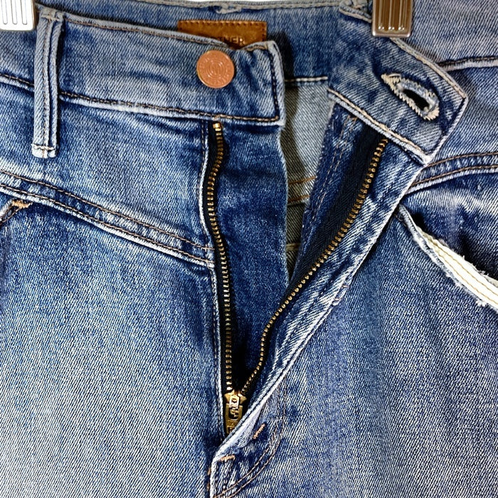 MOTHER DENIM マザーデニム 9505-624 ヨークフロントサークル マキシスカート デニム インディゴ size25 瑞穂店