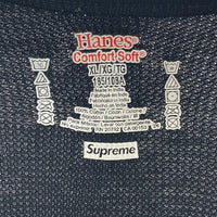 supreme シュプリーム x Hanes ヘインズ 骨サーマル ロングスリーブTシャツ ブラック sizeXL 瑞穂店