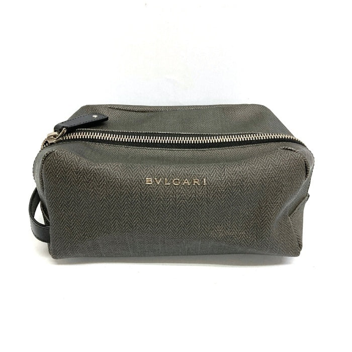 BVLGARI ブルガリ MM-L14-33400 ウィークエンド PVC クラッチバッグ セカンドバッグ グレー 瑞穂店