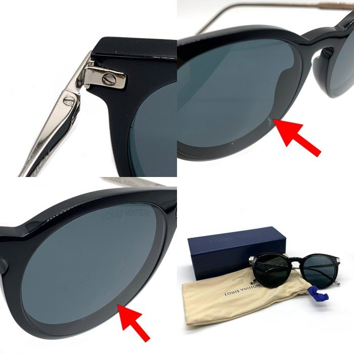 LOUIS VUITTON ルイヴィトン LV Rise Round Sunglasses LVライズ ラウンド サングラス  ブラック シルバー Z1669E 93L イタリア製 Size 53□22 150 福生店