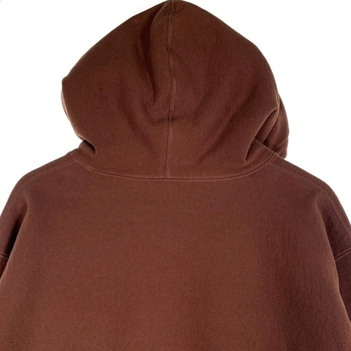 SUPREME シュプリーム 22AW Capital Hooded Sweatshirt キャピタル プルオーバースウェットパーカー ブラウン 刺繡 Size L 福生店