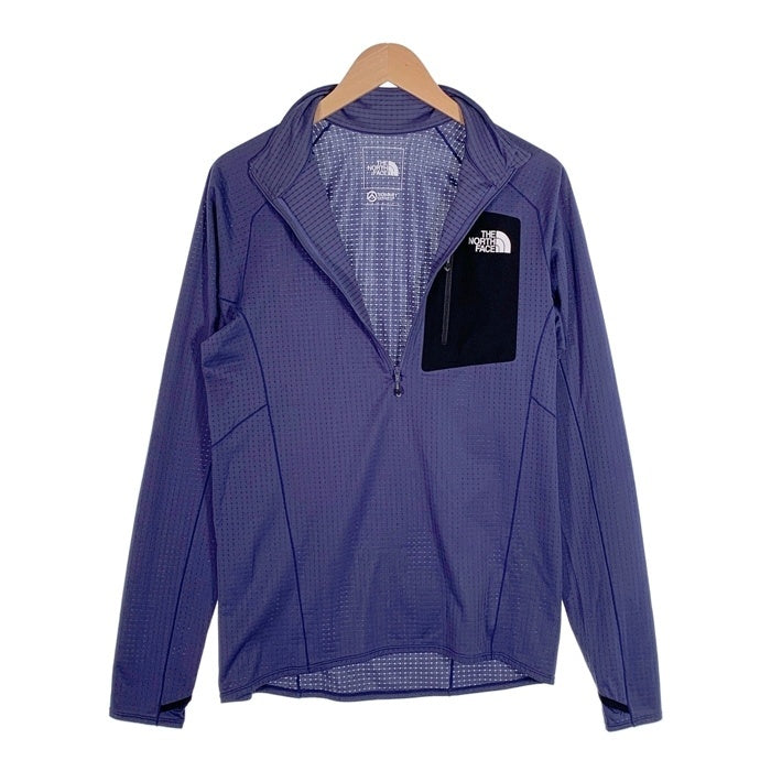 THE NORTH FACE ノースフェイス Expedition Dry Dot Zip High エクスペディション ドライドットジップハイ 長袖 Tシャツ ロンT ケイブブルー NT12122 Size L 福生店