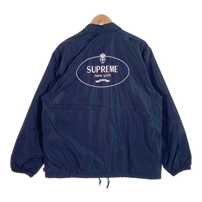 SUPREME シュプリーム 24AW Crest Coaches Jacket クレスト コーチジャケット ネイビー 刺繡 プリント Size M 福生店