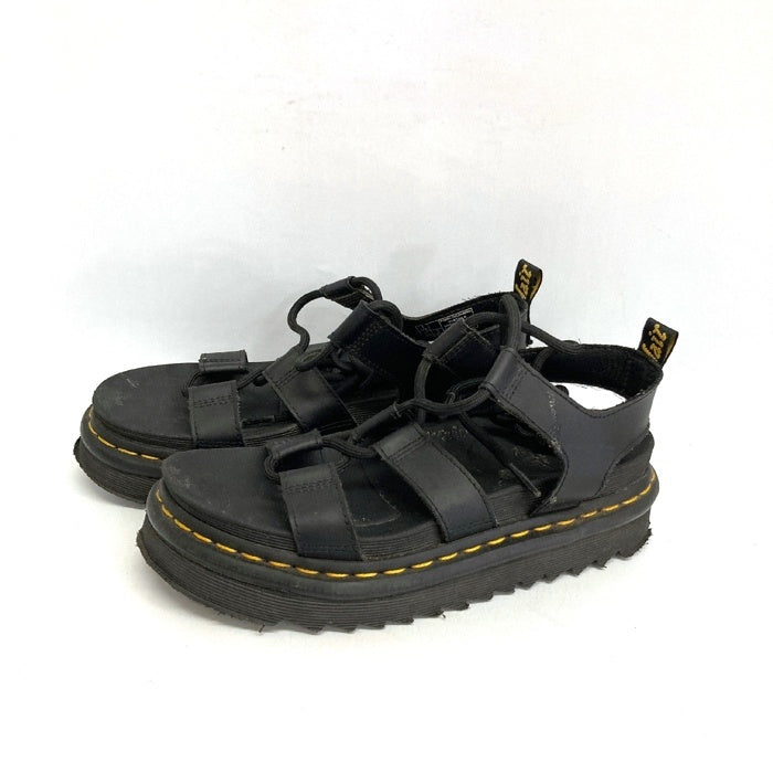 Dr.Martens ドクターマーチン ZEBRILUS NARTILLA レザーサンダル ブラック size37 瑞穂店