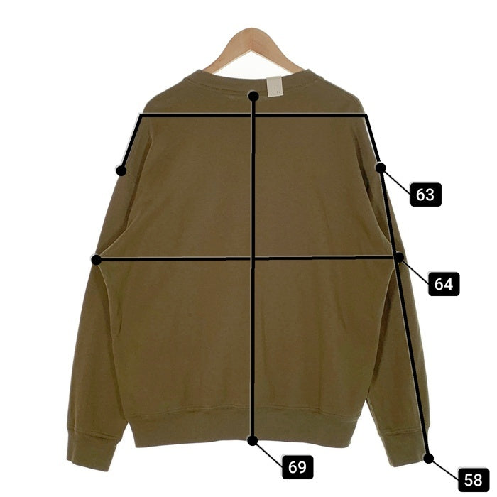 N.HOOLYWOOD エヌハリウッド コットン ナイロン ロングスリーブTシャツ オリーブ 192-CS13-032 Size 42 福生店