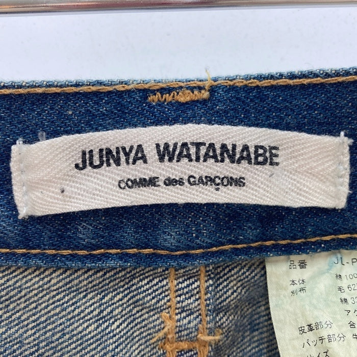 JUNYA WATANABE COMME des GARCONS ジュンヤワタナベ コムデギャルソン JL-P203 AD2013 異素材パッチワーク デニムパンツ ジーンズ インディゴ SizeS 瑞穂店