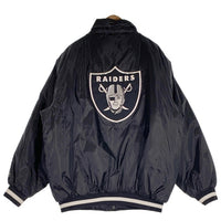 REEBOK リーボック RAIDERS レイダース ジップアップナイロンジャケット ブラック 5125A 04 Size L 福生店