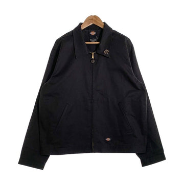 DICKIES ディッキーズ HTC エイチティーシー EISENHOWER JACKET アイゼンハワー ジャケット ブラック フラワースタッズ Size XL 福生店
