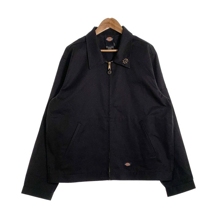 DICKIES ディッキーズ HTC エイチティーシー EISENHOWER JACKET アイゼンハワー ジャケット ブラック フラワースタッズ Size XL 福生店