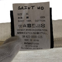 SAINT Mxxxxxx セントマイケル 23AW DSNY SS TEE MAD HATTER アリスインワンダーランド プリントTシャツ ヴィンテージ加工 SM-A23-0000-C25 Size XL 福生店
