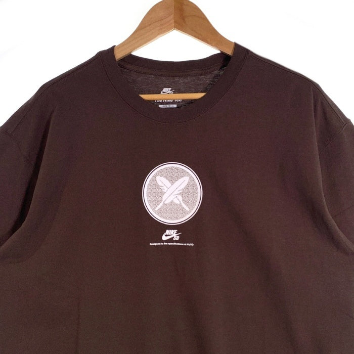 NIKE SB ナイキ U NK SB M90 YUTO S/S TEE 堀米雄斗 プリントTシャツ ブラウン FN0670-237 Size XL 福生店