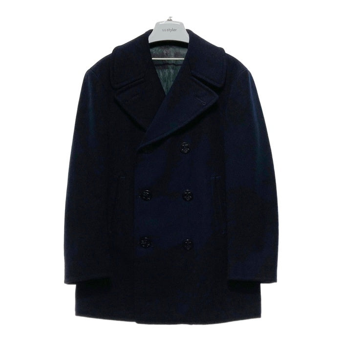 US NAVY アメリカ軍 ピーコート コントラクト欠落 ステンシル有 ネイビー size- 瑞穂店