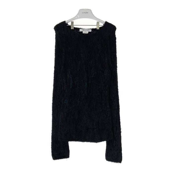 COMME des GARCONS コムデギャルソン RD-N512 AD2019 レーヨン×ナイロン ニットカットソー ブラック sizeM 瑞穂店
