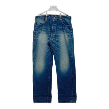 EVISU PARIS エヴィス ボタンフライ デニムパンツ ジーンズ インディゴ 白カモメペンキ Size 36 瑞穂店
