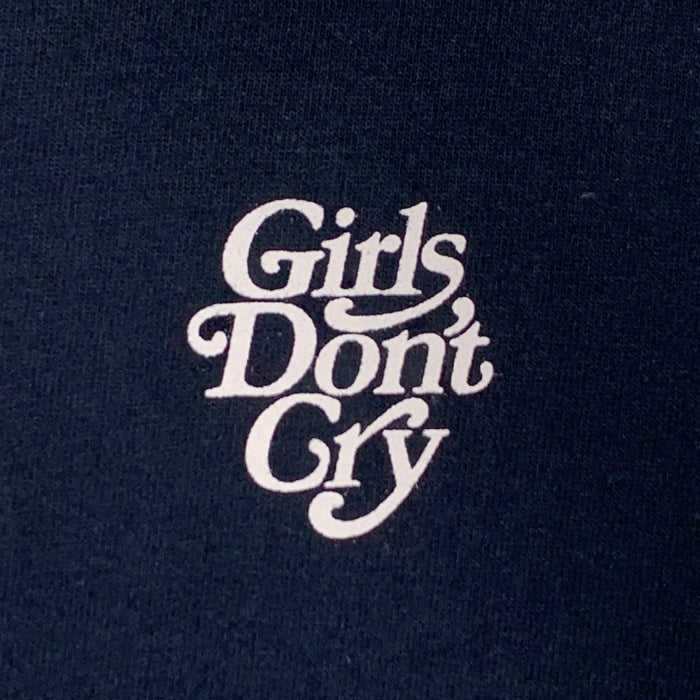 Girls Don't Cry ガールズドントクライ プリントTシャツ ネイビー Size XL 福生店