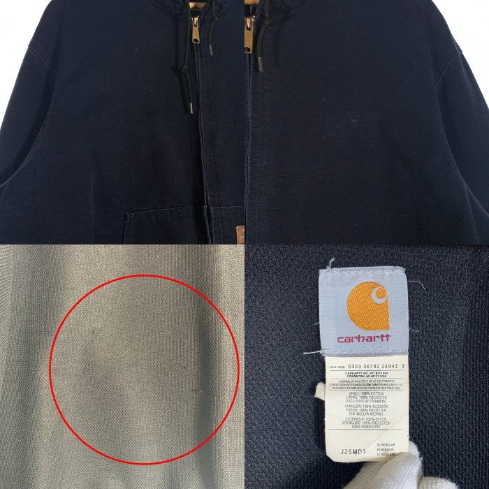 00's Carhartt カーハート Active Jacket アクティブジャケット ダック ネイビー J25MDT Size XL-R 福生店