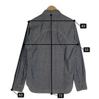 Nigel Cabourn ナイジェルケーボン MEDEICAL SHIRT メディカルシャツ インディゴ 80330010100 Size 46 福生店