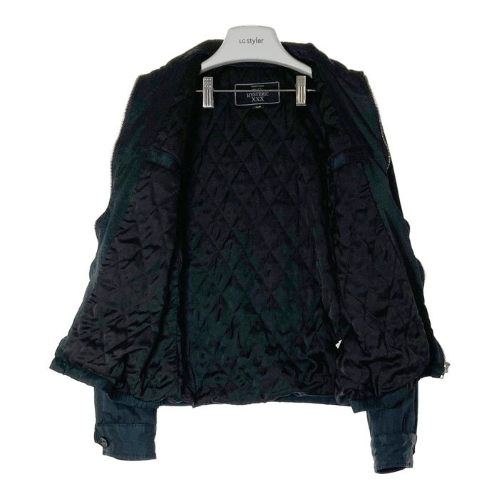 HYSTERIC GLAMOUR ヒステリックグラマー XXX THE REAPER WING 0661AB02 刺繍 スーベニア ジャケット ブラック sizeS 瑞穂店