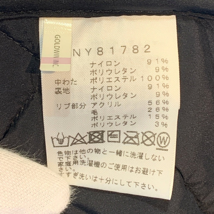 THE NORTH FACE ノースフェイス バーテックス スウェットクルー トレーナー ナイロン 中綿 ブラック NY81782 Size L 福生店