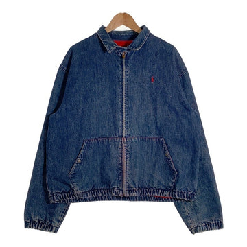Polo Ralph Lauren ポロラルフローレン デニム ジップアップジャケット スウィングトップ インディゴ USA製 Size XL 福生店