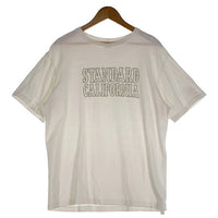 STANDARD CALIRORNIA スタンダードカリフォルニア 半袖 Tシャツ ホワイト Size XL 福生店