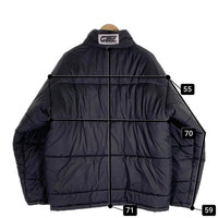 CALEE キャリー Retroreflector Padded Jacket レトロリフレクター パデッドジャケット 中綿 ブラック Size L 福生店