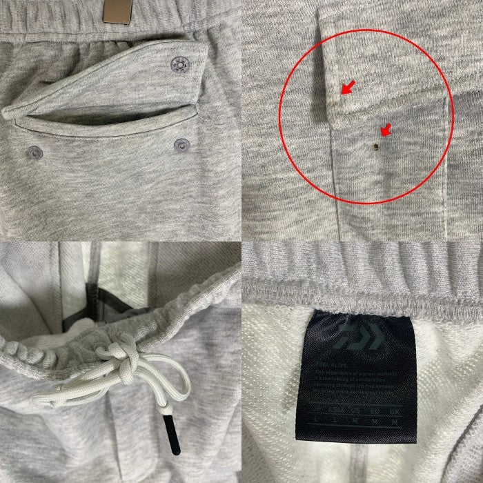 DAIWA PIER39 ダイワピア TECH SWEAT CARGO SHORTS テックスウェットカーゴショーツ ショートパンツ グレー BP-36121 Size L 福生店