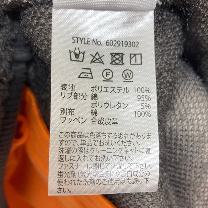 AVIREX  アヴィレックス 602919302 STAND HALF ZIP BOA PULLOVER ハーフジップ ボア フリースジャケット グレー sizeF 瑞穂店