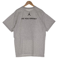 00's NIKE ナイキ MICHAEL JORDAN マイケル ジョーダン SPIKE LEE スパイク リー AIR JORDAN V プロモ 半袖 Tシャツ グレー Size XL 福生店