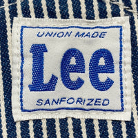 Lee デニムオーバーオール LL7254 ネイビー/ホワイト ヒッコリーストライプ sizeS 瑞穂店