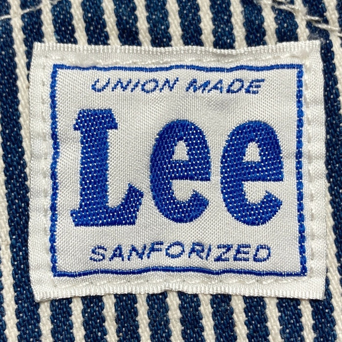 Lee デニムオーバーオール LL7254 ネイビー/ホワイト ヒッコリーストライプ sizeS 瑞穂店