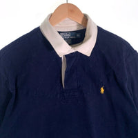 Polo By Ralph Lauren ポロ バイ ラルフローレン 長袖 ラグビーシャツ ネイビー Size XL 福生店