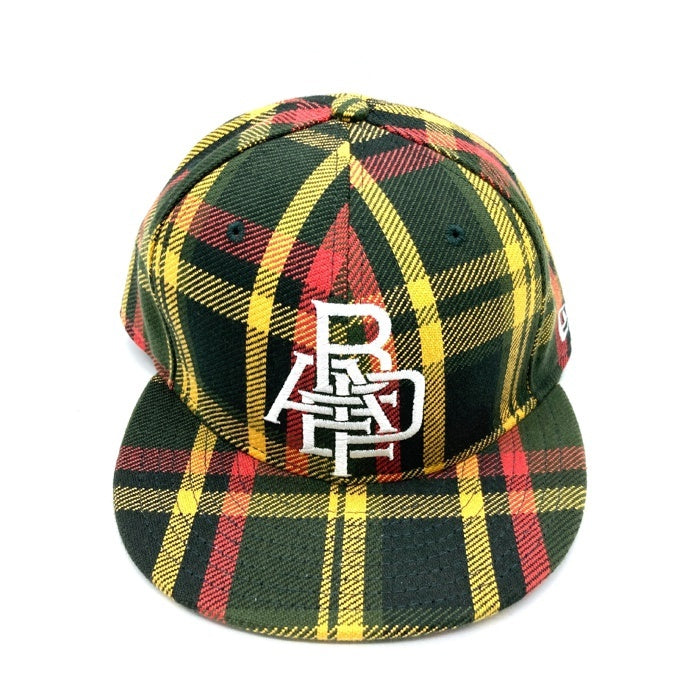 A BATHING APE アベイシングエイプ NEW ERA ニューエラ 伊勢丹チェック キャップ グリーン size7 1/2 瑞穂店