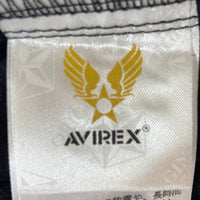 AVIREX アヴィレックス 783-3110609 タックギャザーキュロットパンツ ブラック sizeF 瑞穂店